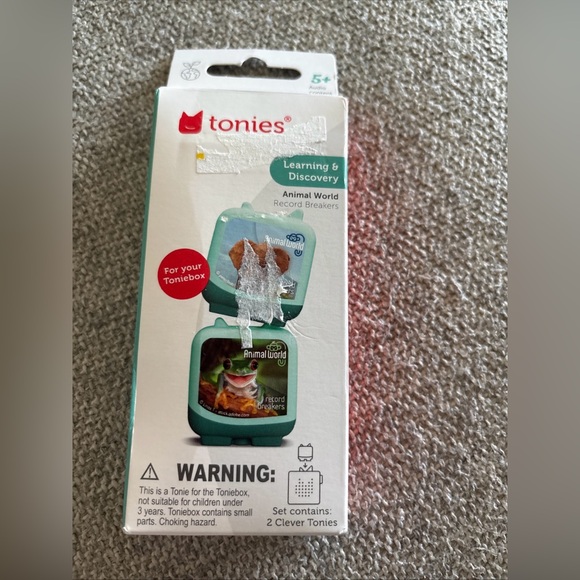 Set of 2 Clever Tonies Learning Discovery ANIMAL WORLD Record Breaker New - Picture 1 of 2